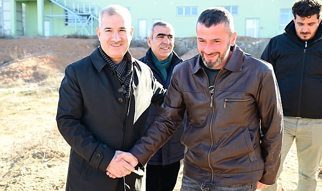 Çınar yol çalışmalarını inceledi