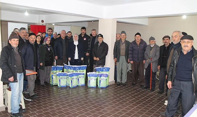Çitçilere organik tarım için bordo bulamacı dağıtıldı