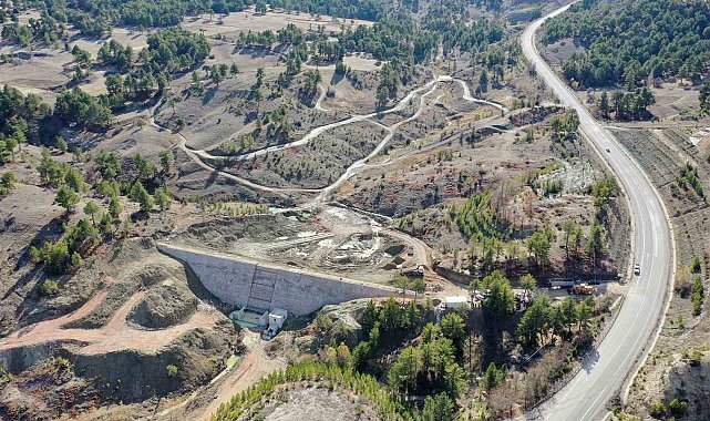 Cumaalanı Göledi su tutmaya hazır hale geldi