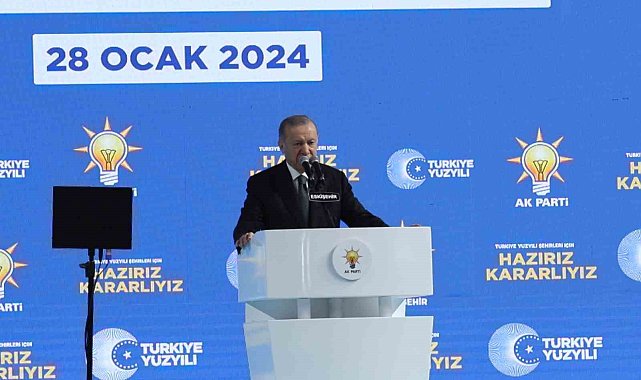 Cumhurbaşkanı Erdoğan Eskişehir'de