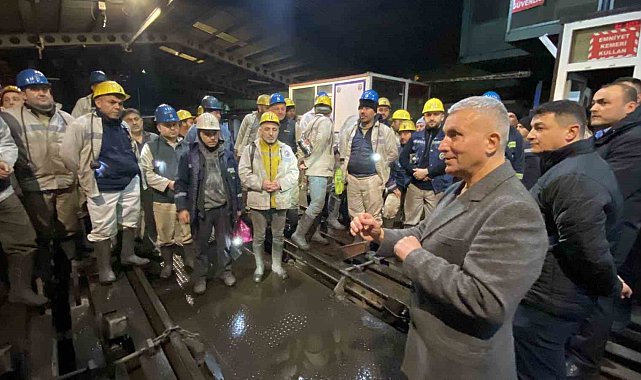 Demir maden işçisini bilgilendirdi