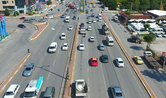 Denizli araç sayısı bakımından Türkiye 16.'sı oldu