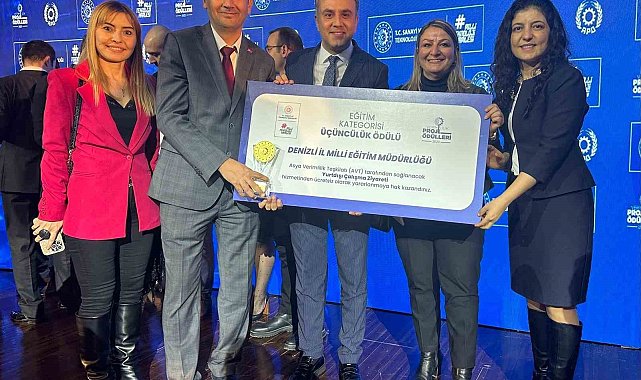 Denizli İl Milli Eğitim Müdürlüğü 'Verimliliğin Şampiyonları' arasında yerini aldı