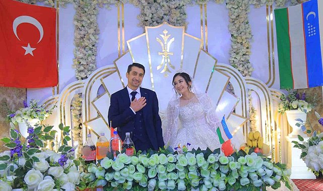 Didim'de tanıştılar Özbekistan'da evlendiler