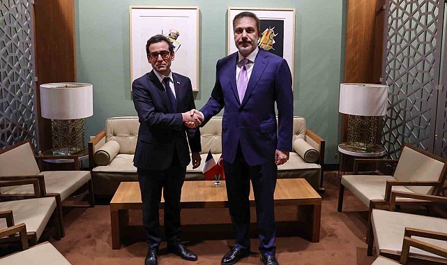 Dışişleri Bakanı Fidan, BM Genel Sekreteri Antonio Guterres ve Fransa Dışişleri Bakanı Stéphane Séjourné ile görüştü