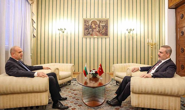 Dışişleri Bakanı Fidan, Bulgaristan Cumhurbaşkanı Radev ile görüştü