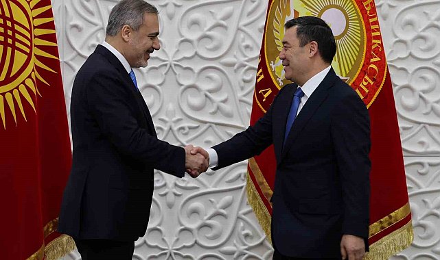 Dışişleri Bakanı Fidan, Kırgızistan Cumhurbaşkanı Caparov ile görüştü