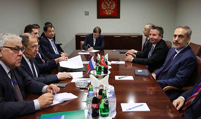 Dışişleri Bakanı Fidan, New York'ta Rusya Federasyonu Dışişleri Bakanı Sergey Lavrov ile görüştü