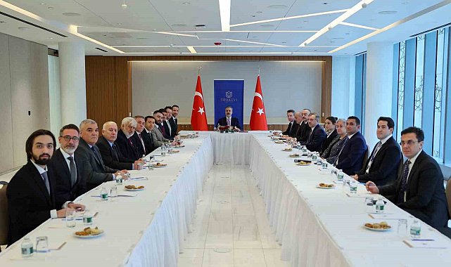 Dışişleri Bakanı Fidan, Türk-Amerikan Ulusal Yönlendirme Komitesi heyetini kabul etti