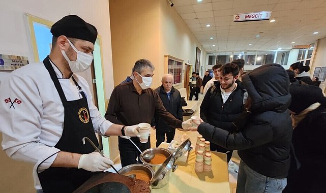 DPÜ'de öğrencilere çorba ikramı