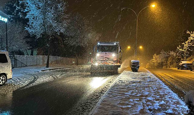 Düzce'de kar yağışı başladı