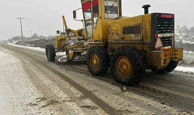 Edirne'de karla mücadele çalışmaları