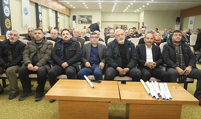 Elazığ'da ekonomik ve altyapı yatırımları bilgilendirme toplantısı