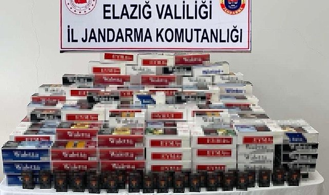 Elazığ'da makaron ele geçirildi
