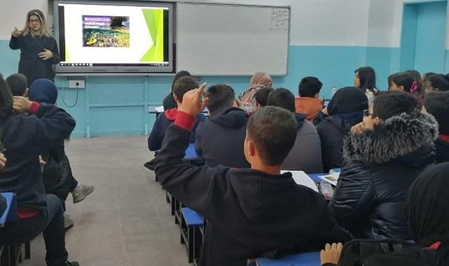 Elazığ'da öğrencilere sulak alanların önemi anlatıldı