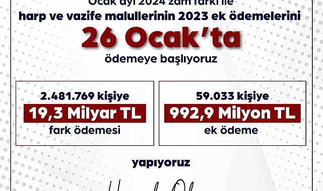 Emekli Sandığından aylık alanların ilk ödemeleri 26 Ocak'ta