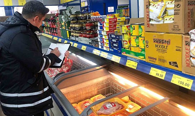 Emet Belediyesi Zabıta ekiplerinden marketlerde sıkı denetim