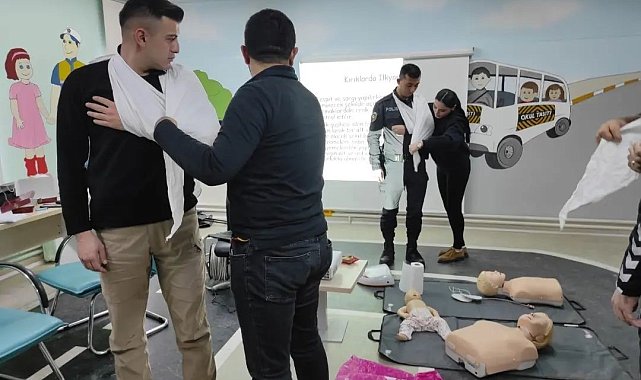 Emniyet personeline ilk yardım eğitimi