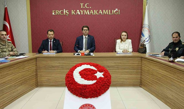 Erciş'te 'Seçim Güvenliği ve Koordinasyon Toplantısı' yapıldı