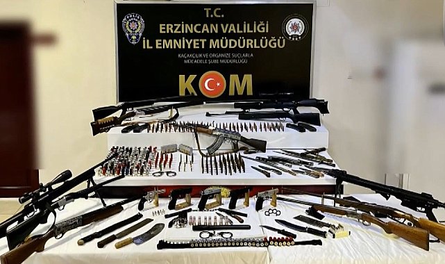 Erzincan'da suç örgütlerine yönelik operasyon: 6 gözaltı