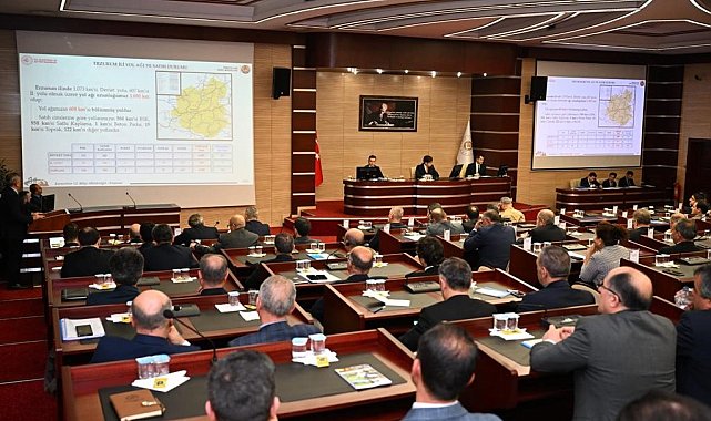 Erzurum'da 882 proje planladı, 312'si tamamlandı