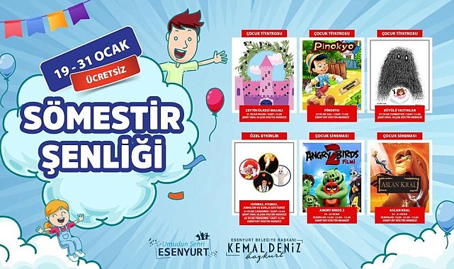 Esenyurtlu çocuklar yarıyıl tatilinde spor ve eğlenceye doyacak