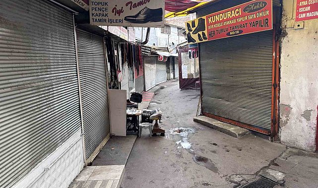 Esnaf yeni yıl tatili yaptı dükkanlar kapalı kaldı