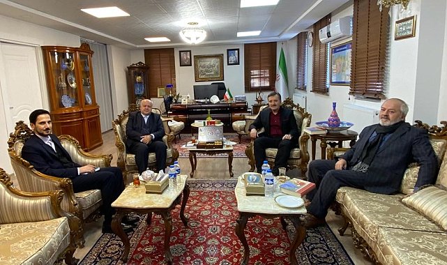 ESTP Başkanı Güvenli İran Başkonsolosu'nu ziyaret etti