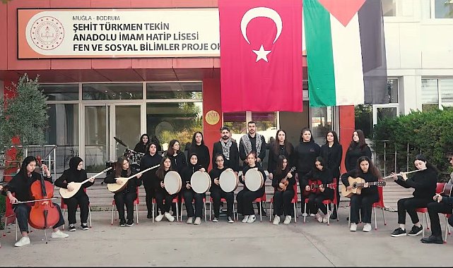 Filistinli çocuklar için söylediler
