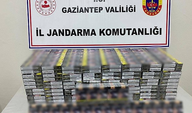 Gaziantep'te 330 bin TL'lik kaçak sigara operasyonu