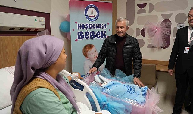 Gaziantep'te yeni yılın ilk bebeği dünyaya gözlerini açtı