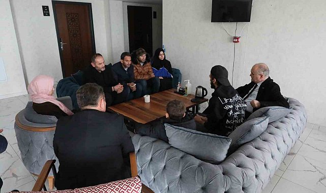 Gazze'den gelenler sıcak bir yuvaya kavuştu