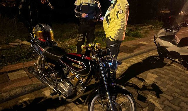 Gece kartalları Milas'ta huzuru bozan motosiklet sürücüsünü yakaladı