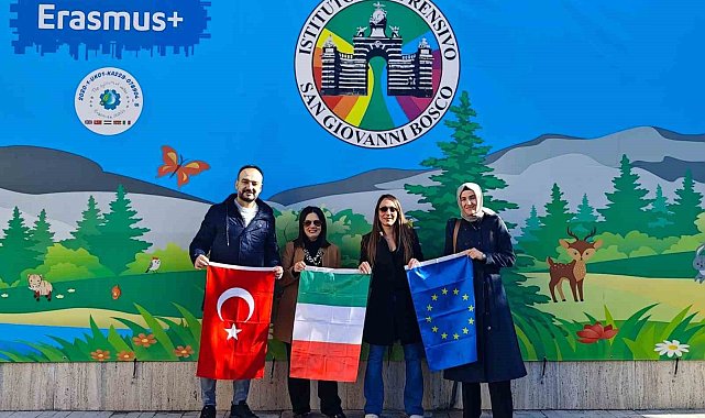 Gediz Fatih Ortaokulu öğretmenleri eğitim için İtalya'da