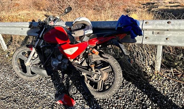 Gercüş'te motosiklet sürücüsü kazada ağır yaralandı