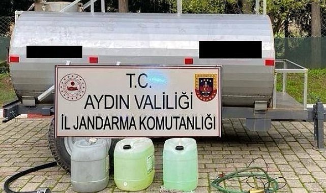 Germencik'te kaçak akaryakıt ele geçirildi