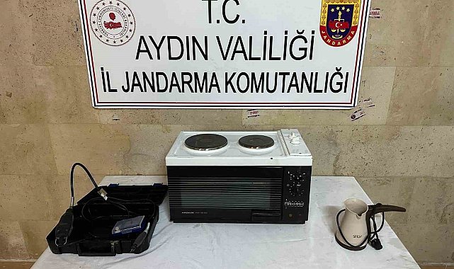 Germencik'te kamu kurumundan hırsızlık yapan şüpheliler yakalandı