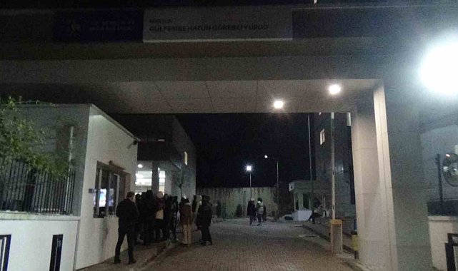 Giresun'da KYK yurdunda zemine çakılan boş asansör paniğe neden oldu