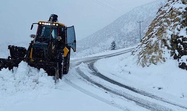 Gölbaşı'nda kapalı köy yolları açıldı
