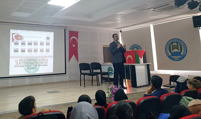 Gölbaşı'nda şehitler için hatim duası yapıldı