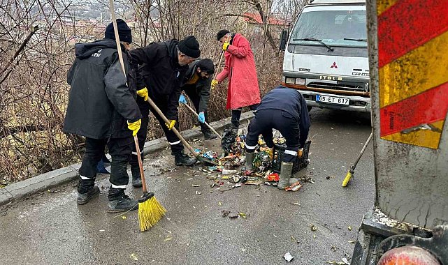 Hakkari'de 50 personel ile çevre temizliği