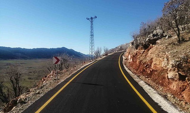 Hani'de çalışmaları tamamlanan yol ulaşıma açıldı