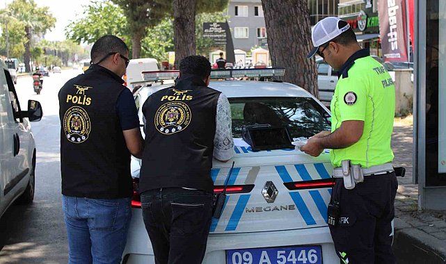 Hatalı sürücüler havadan görüntülendi