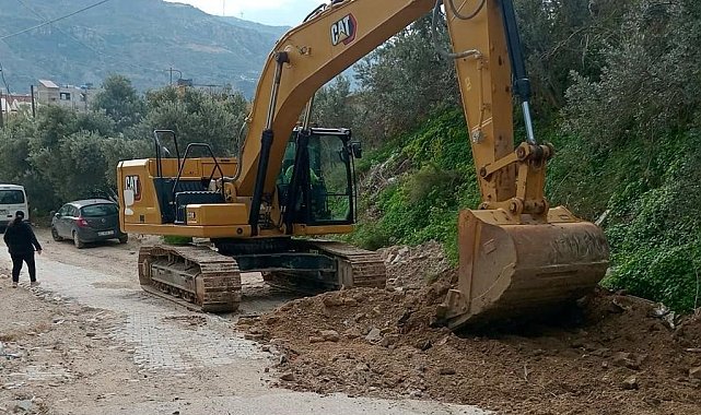 Hatay Büyükşehir Belediyesi, altyapısı tamamlanan yolları yeniliyor