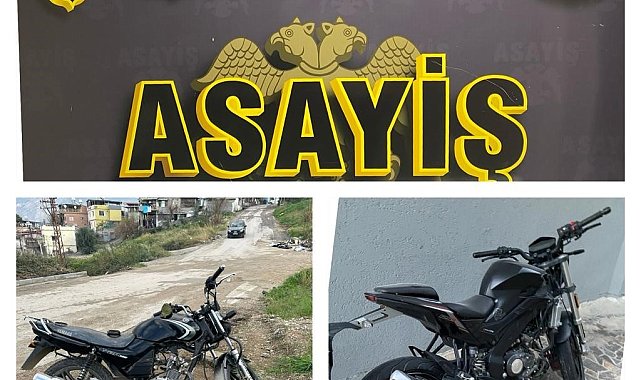 Hatay'da iki motosiklet hırsızı tutuklandı