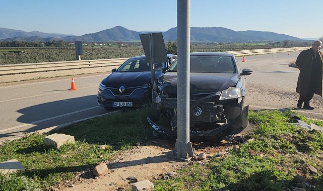 Hatay'da trafik kazası: 2 yaralı