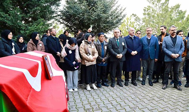 Hayatını kaybeden Endonezyalı ERÜ öğrencisi törenle son yolculuğuna uğurlandı