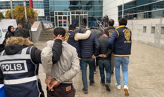 Hırsızlık şüphelisi 5 şahıs yakalandı