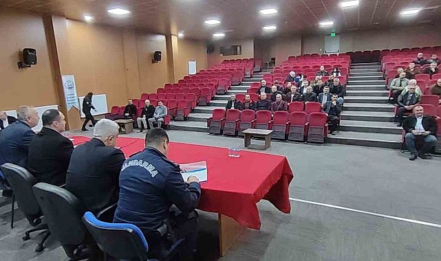 Hisarcık'ta "Eğitim ve Güvenlik" projesi toplantısı