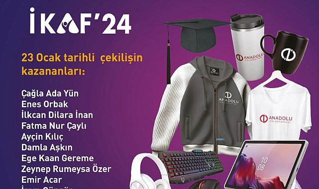 İKAF'tan katılımcılarına sürpriz hediyeler